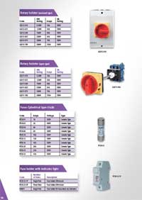 Isolators, Fuses...